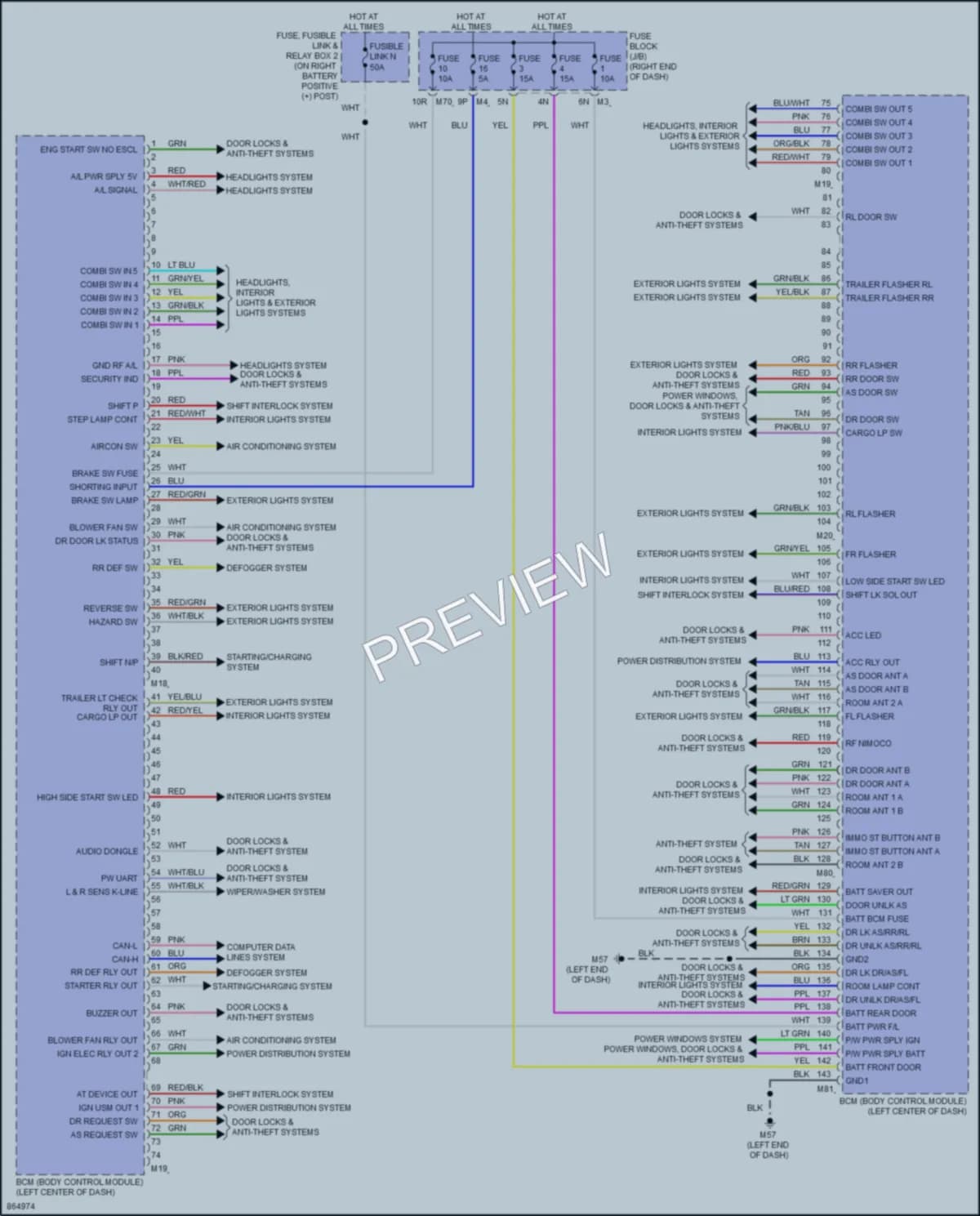 2024 Nissan TitanXD Body Control Modules wiring diagram preview
