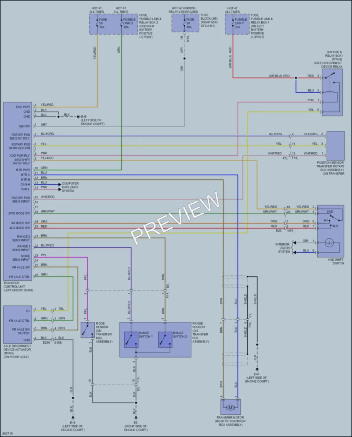 2024 Nissan TitanXD Transmission wiring diagram preview