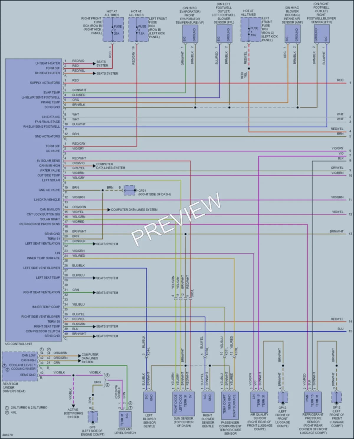 2024 Porsche 718Boxster Air Conditioning Wiring Diagrams protected preview