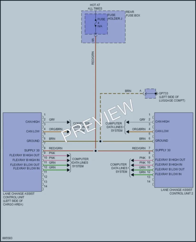 2024 Porsche Cayenne Navigation wiring diagram preview