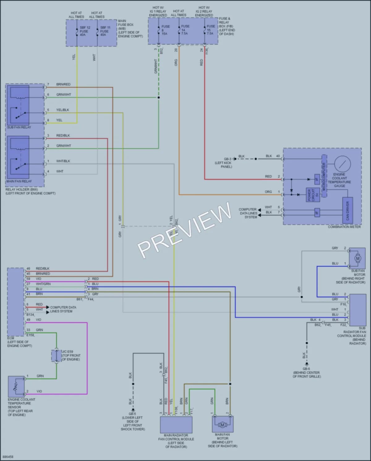 2024 Subaru Ascent Cooling Fan Wiring Diagrams protected preview