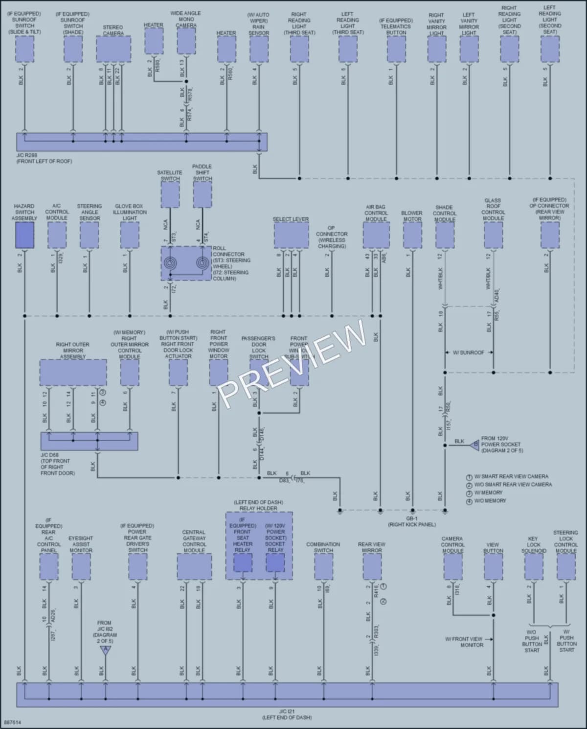 2024 Subaru Ascent Ground Distribution wiring diagram preview
