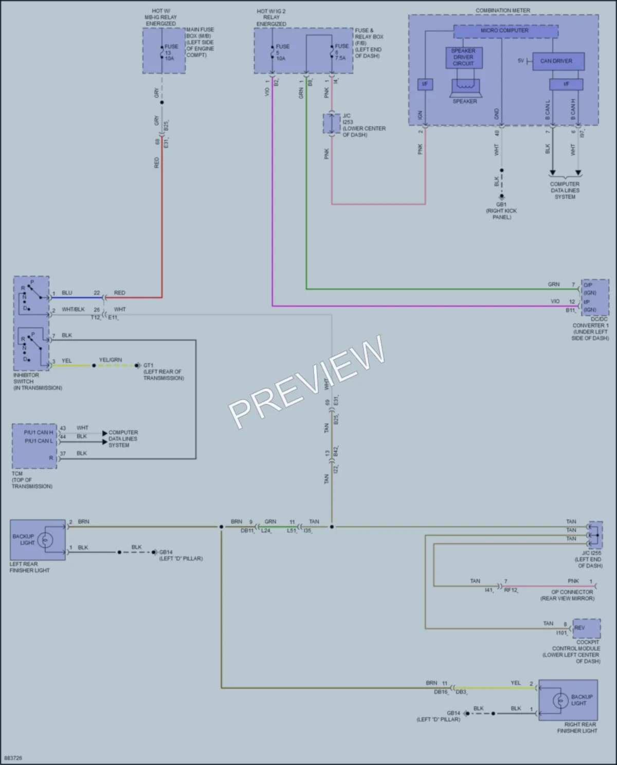 2024 Subaru Crosstrek Exterior Lights wiring diagram preview