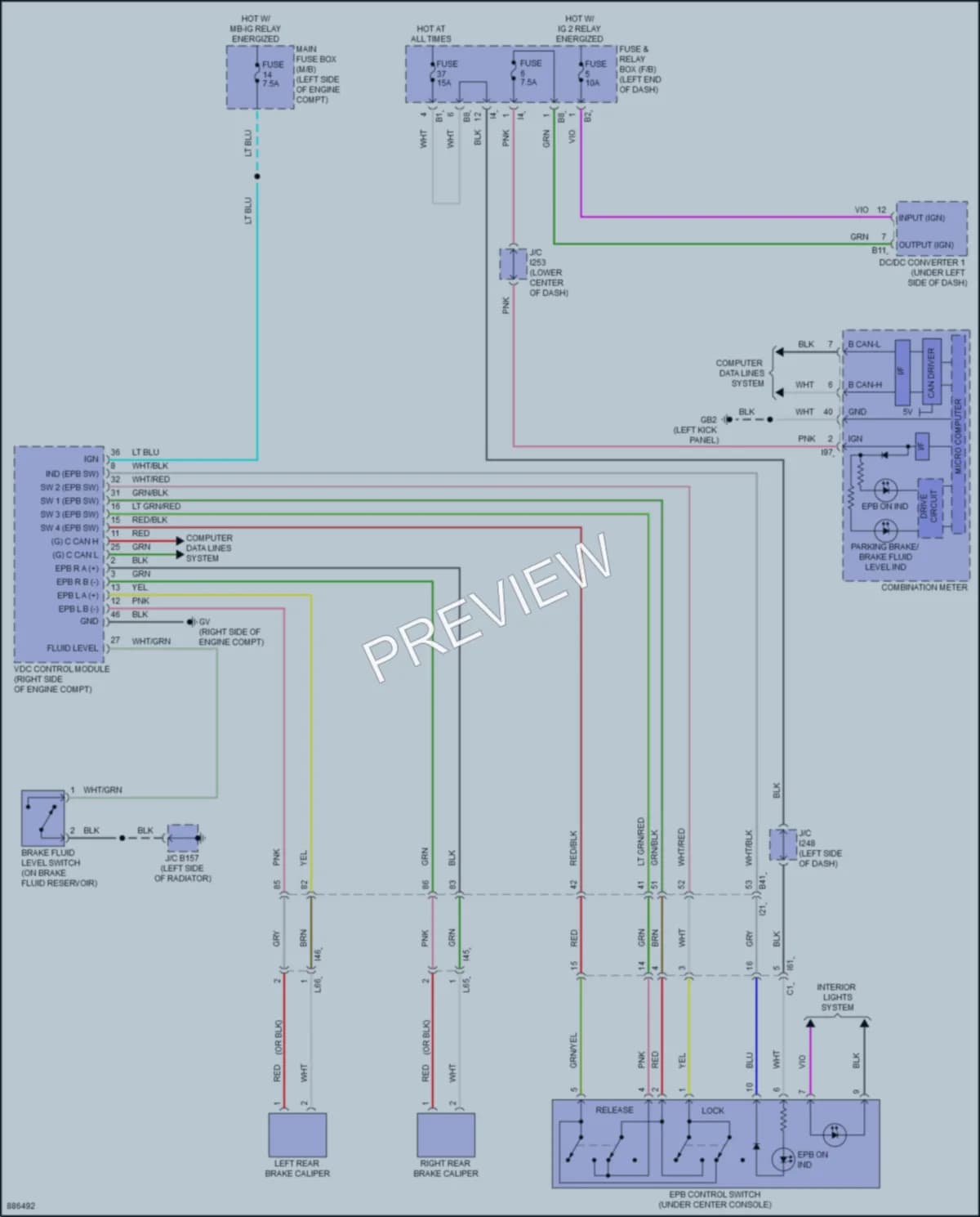2024 Subaru Crosstrek Shift Interlock wiring diagram preview
