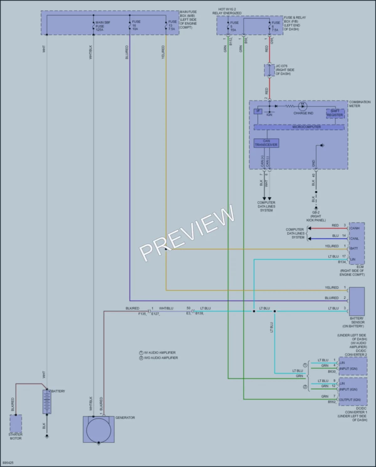 2024 Subaru Forester Starting Charging wiring diagram preview