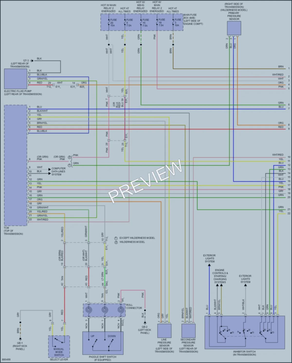 2024 Subaru Impreza Transmission wiring diagram preview