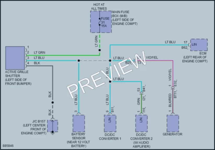 2024 Subaru Legacy Active Bodyworks wiring diagram preview