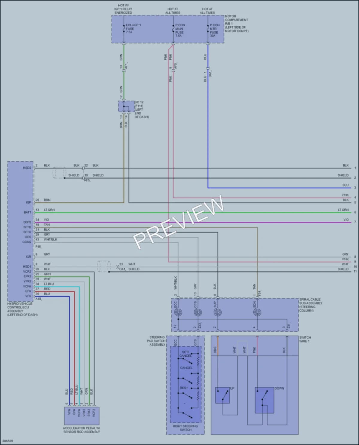 2024 Subaru Solterra Transmission wiring diagram preview