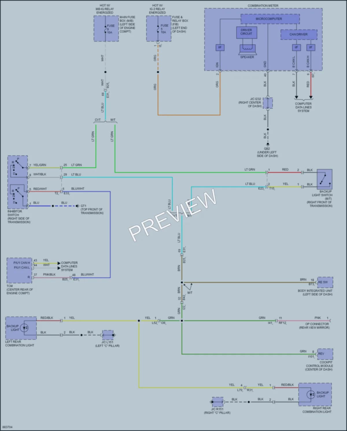 2024 Subaru WRX Exterior Lights wiring diagram preview