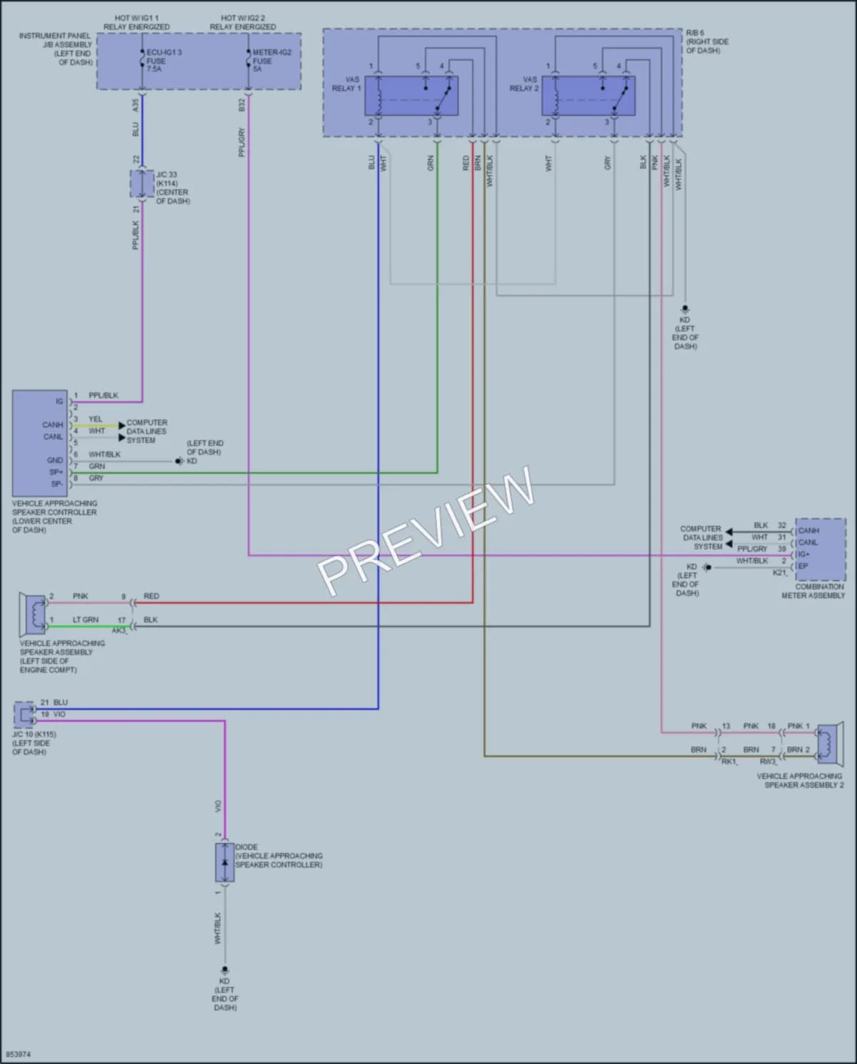 2024 Toyota CamryHybrid Active Bodyworks wiring diagram preview