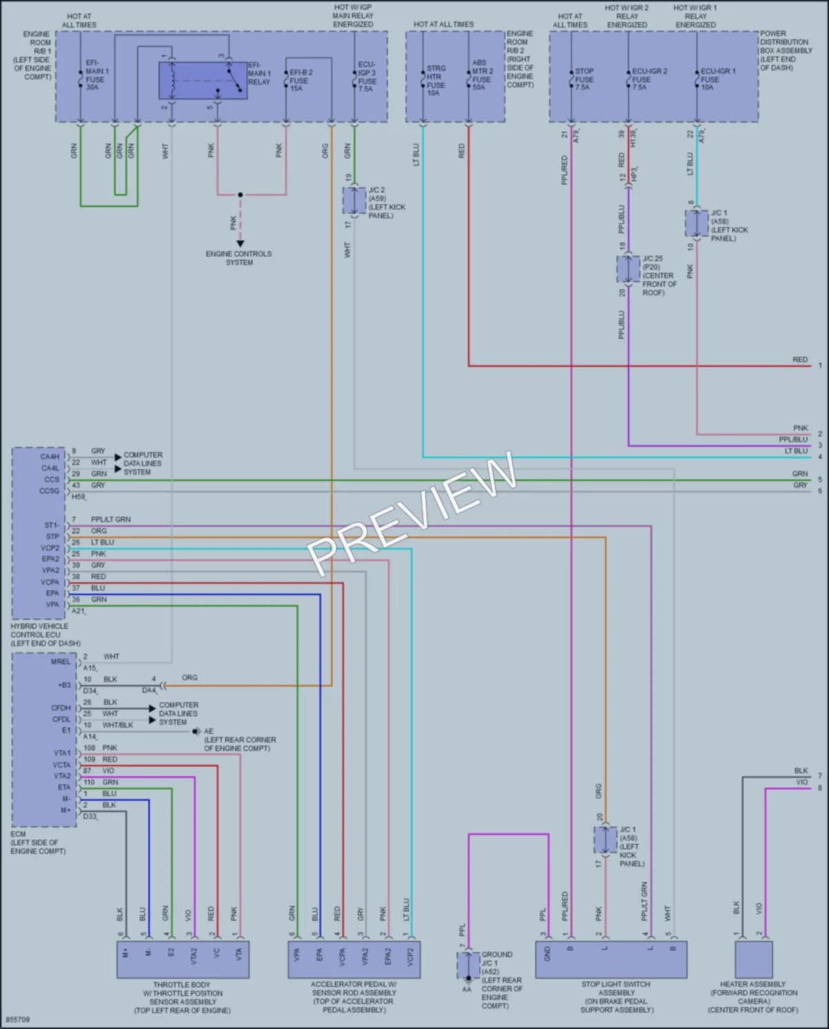 2024 Toyota CrownHybrid Cruise Control wiring diagram preview