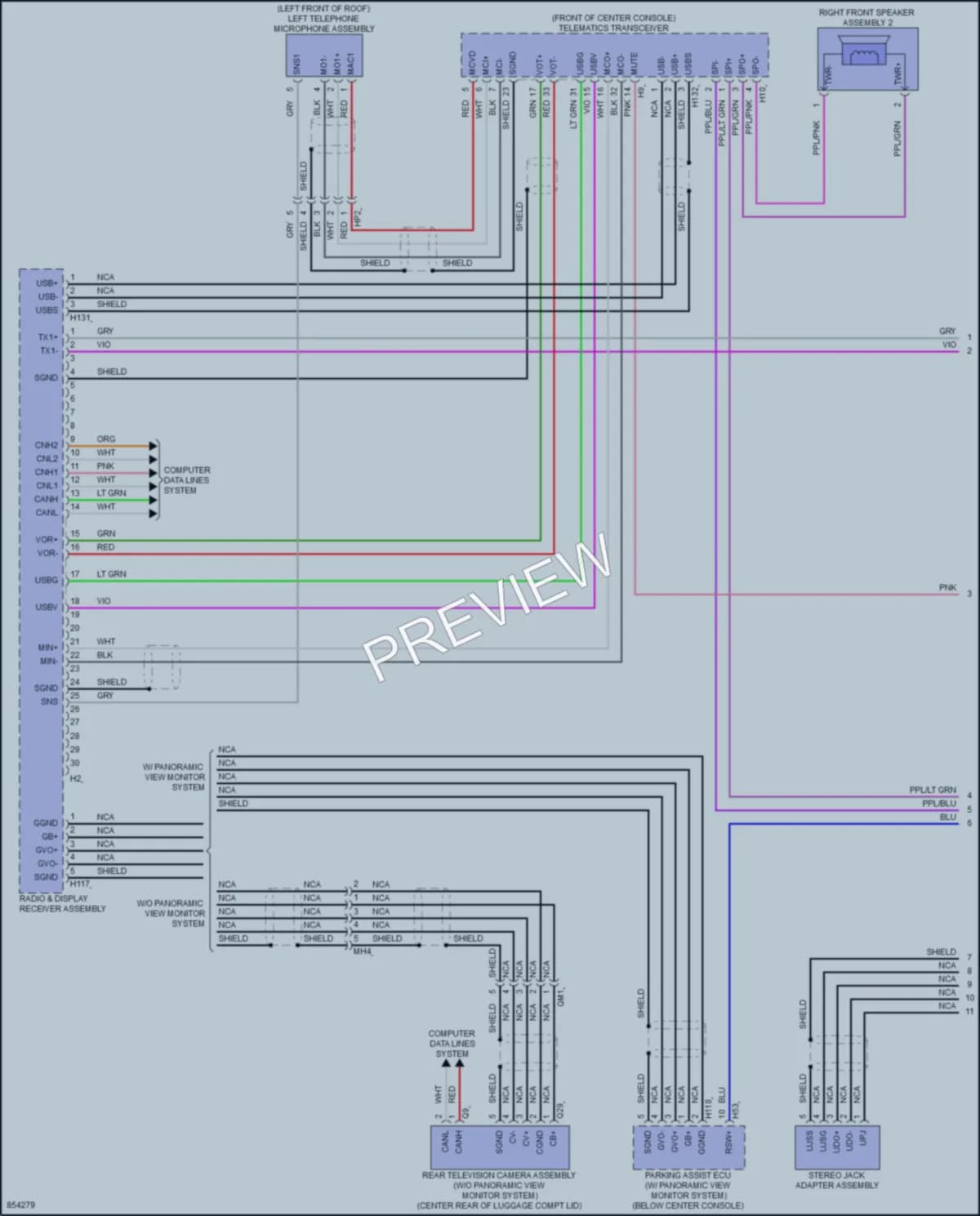 2024 Toyota CrownHybrid Radio wiring diagram preview