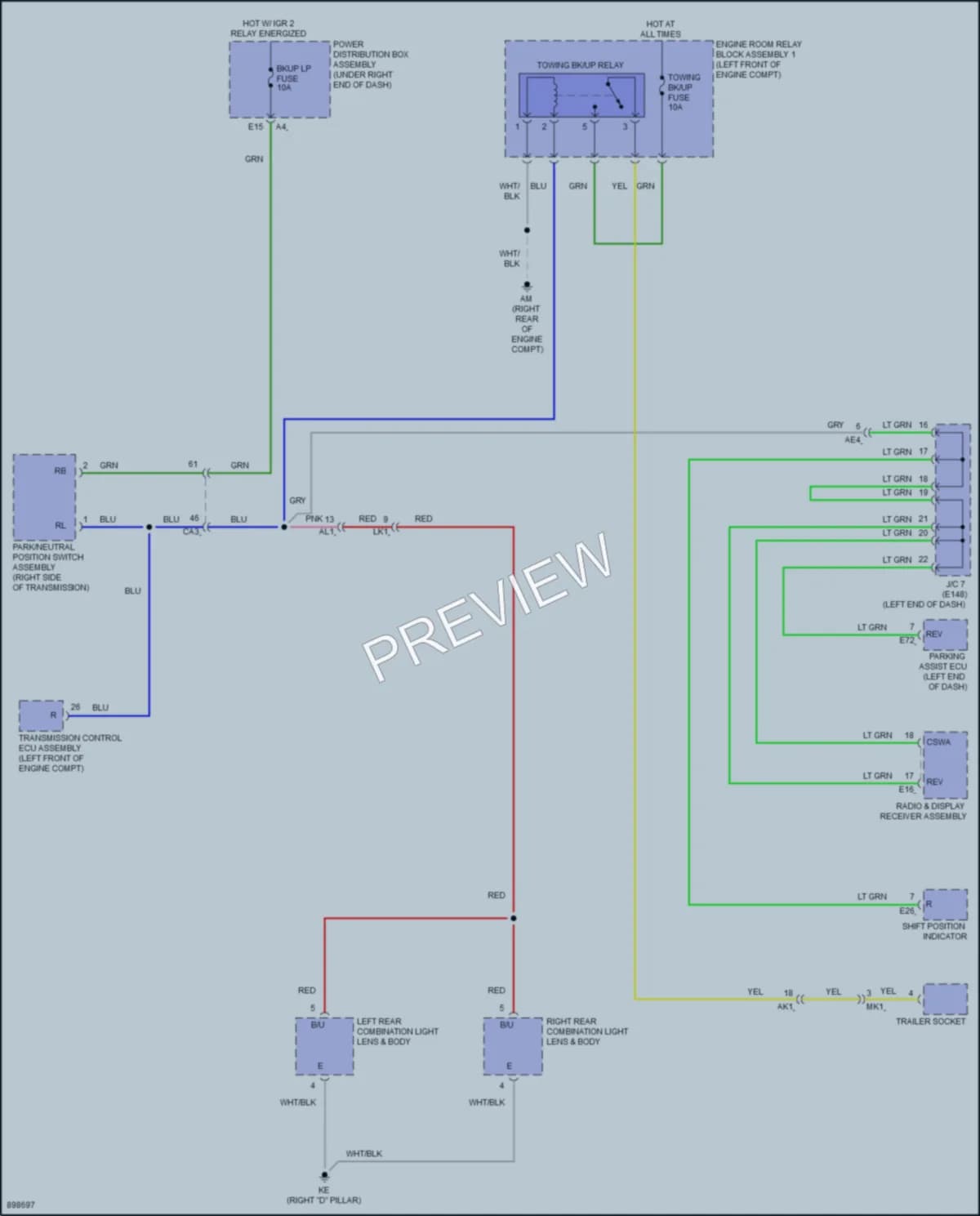 2024 Toyota LandCruiser Exterior Lights wiring diagram preview