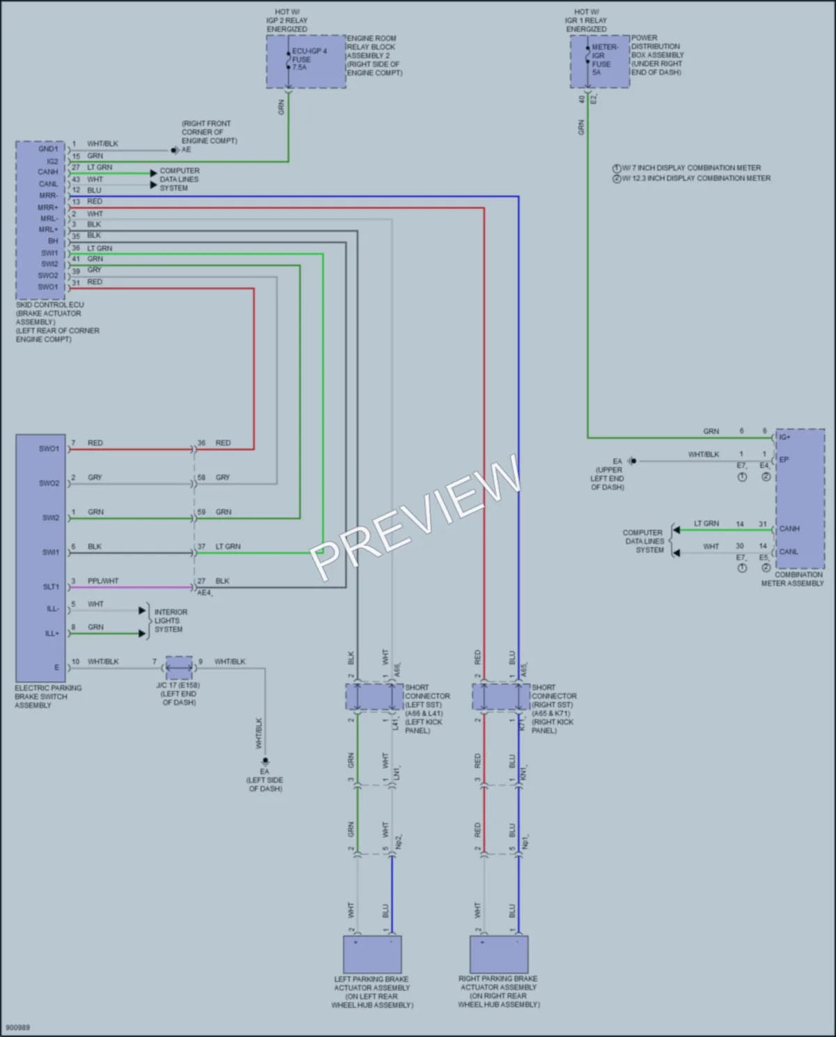 2024 Toyota LandCruiser Shift Interlock wiring diagram preview