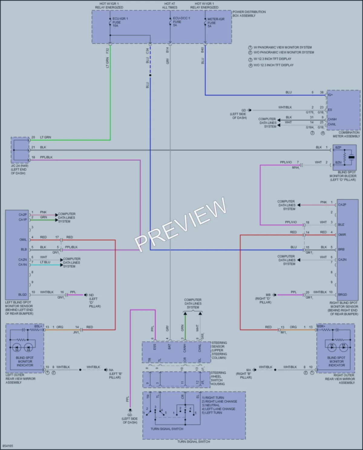 2024 Toyota RAV4Prime Navigation wiring diagram preview