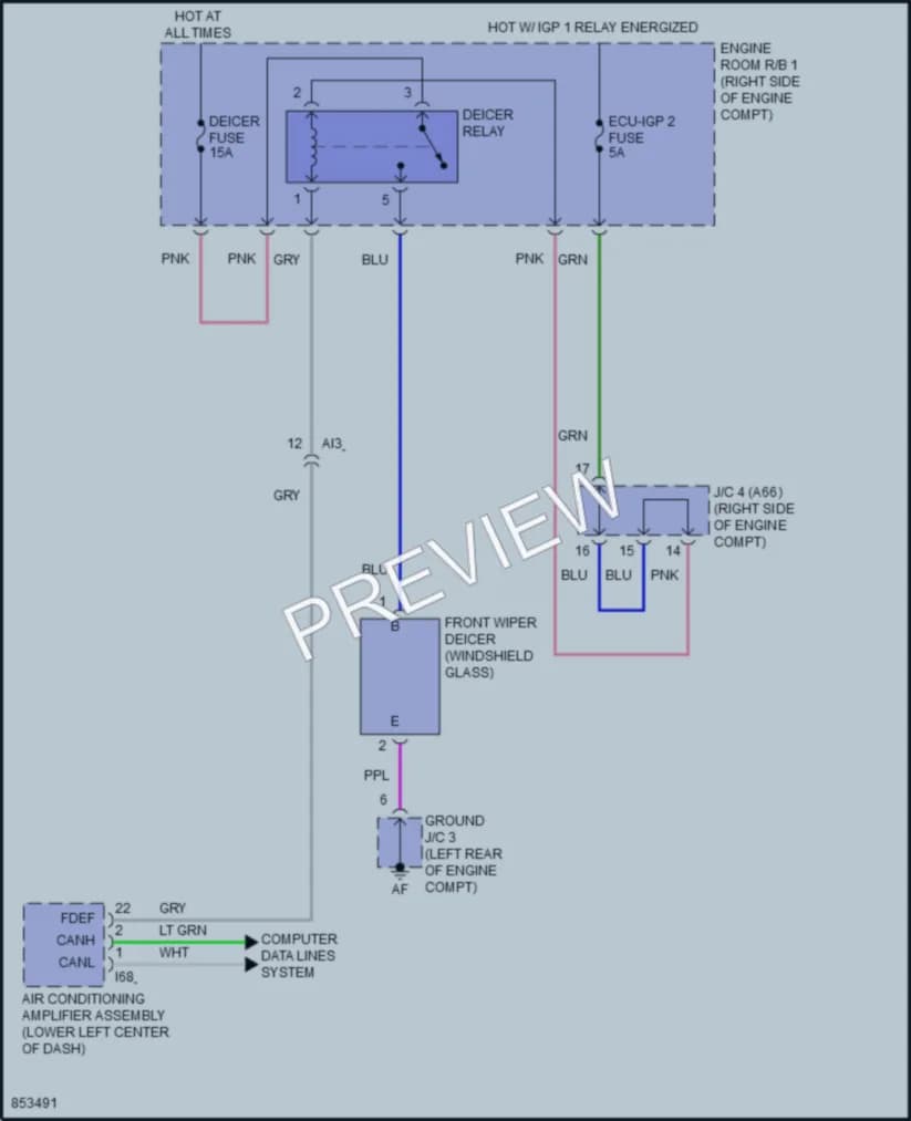 2024 Toyota Sequoia Defoggers wiring diagram preview