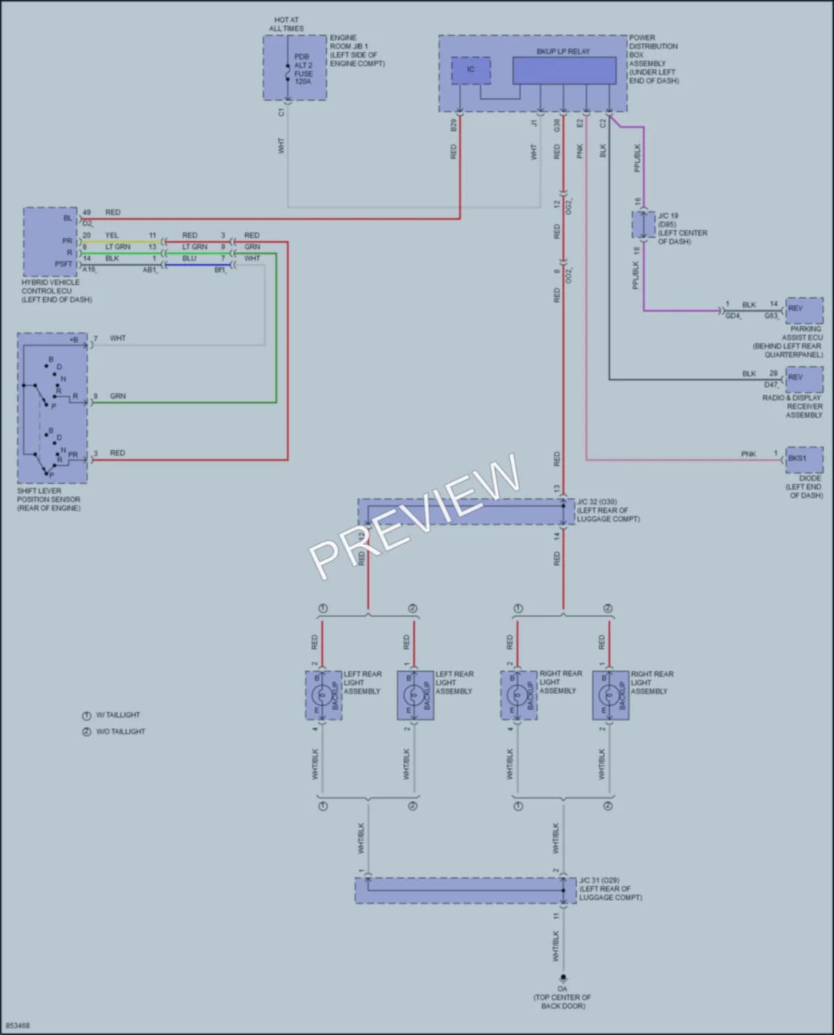 2024 Toyota Sienna Exterior Lights wiring diagram preview