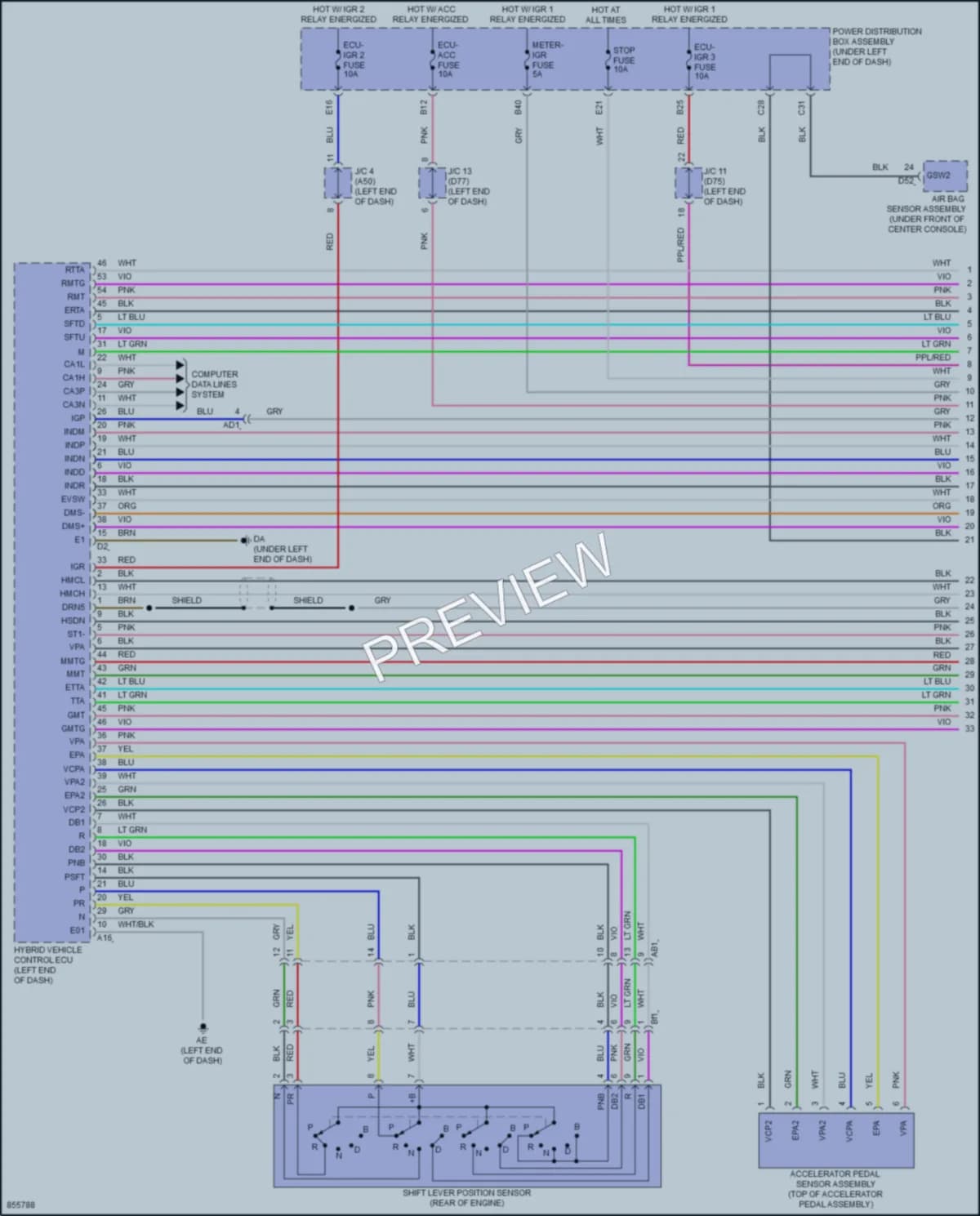 2024 Toyota Sienna Transmission wiring diagram preview