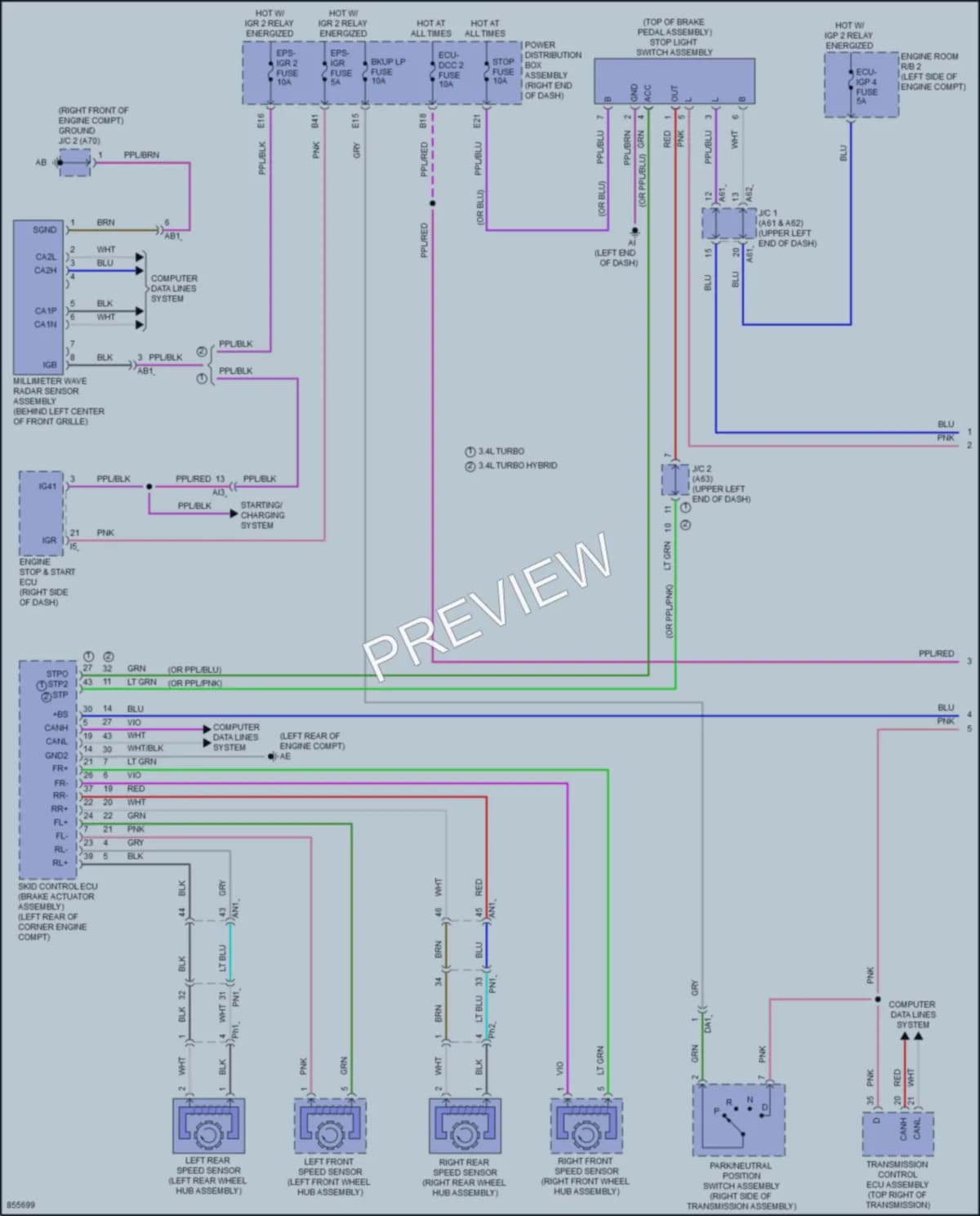 2024 Toyota Tundra Cruise Control wiring diagram preview