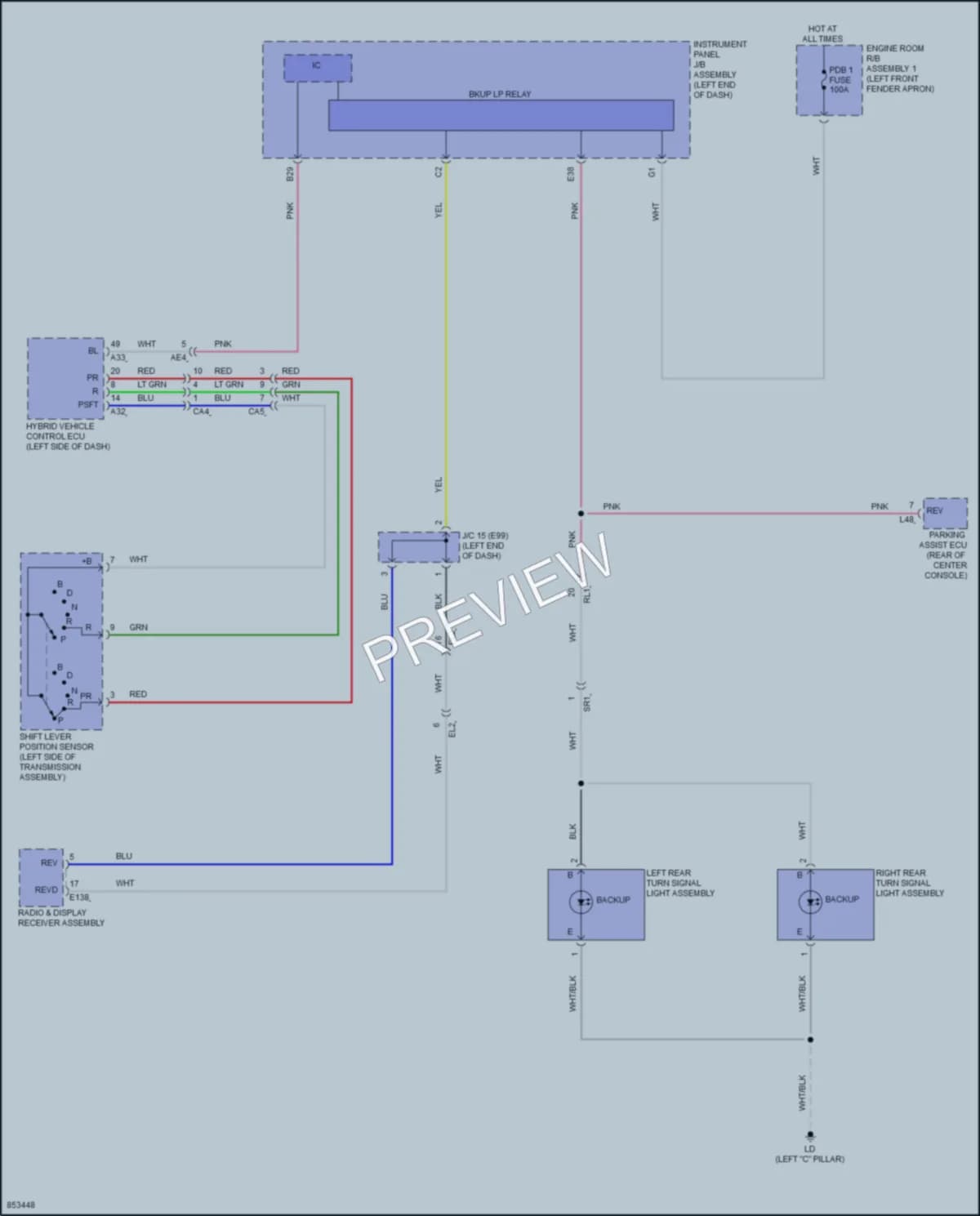 2024 Toyota VenzaHybrid Exterior Lights wiring diagram preview