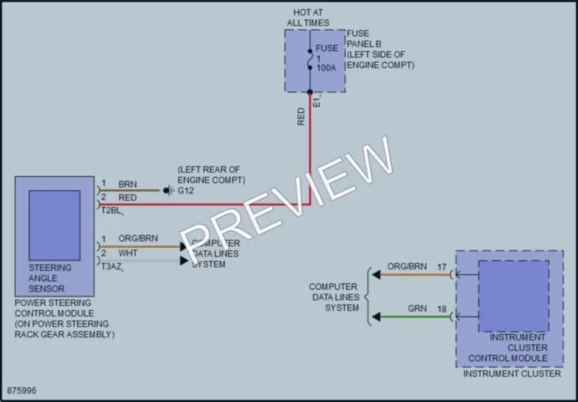 2024 Volkswagen Atlas Electronic Power Steering wiring diagram preview