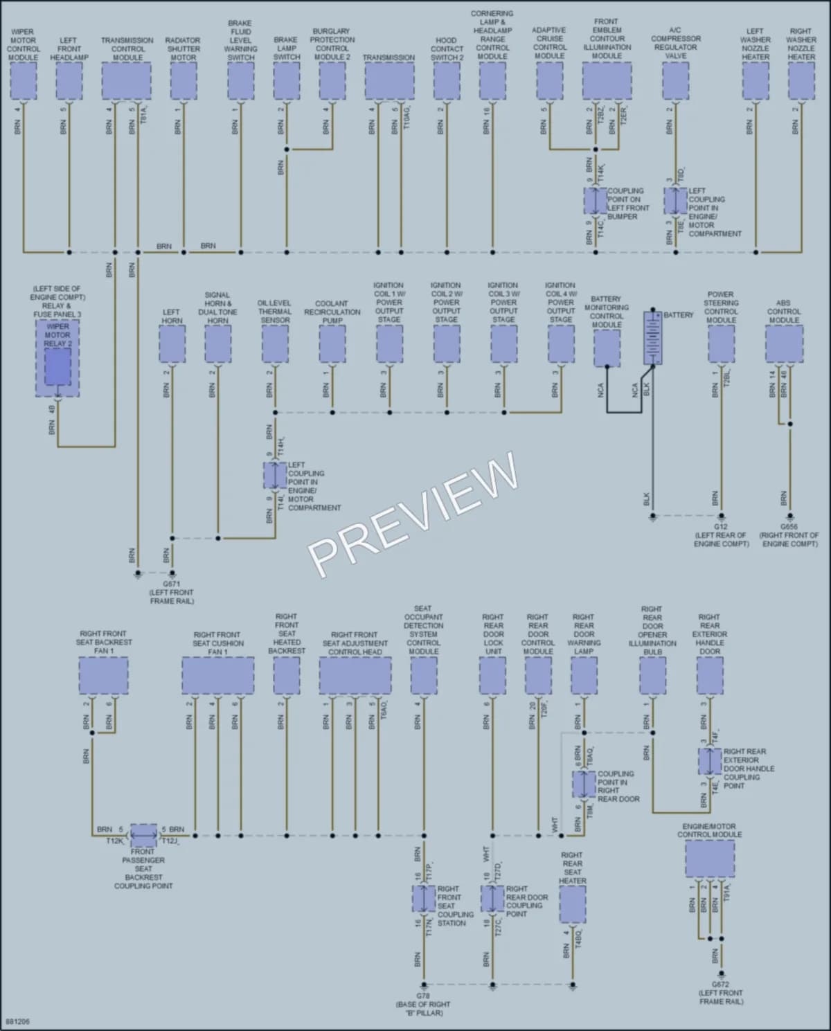 2024 Volkswagen Atlas Ground Distribution wiring diagram preview