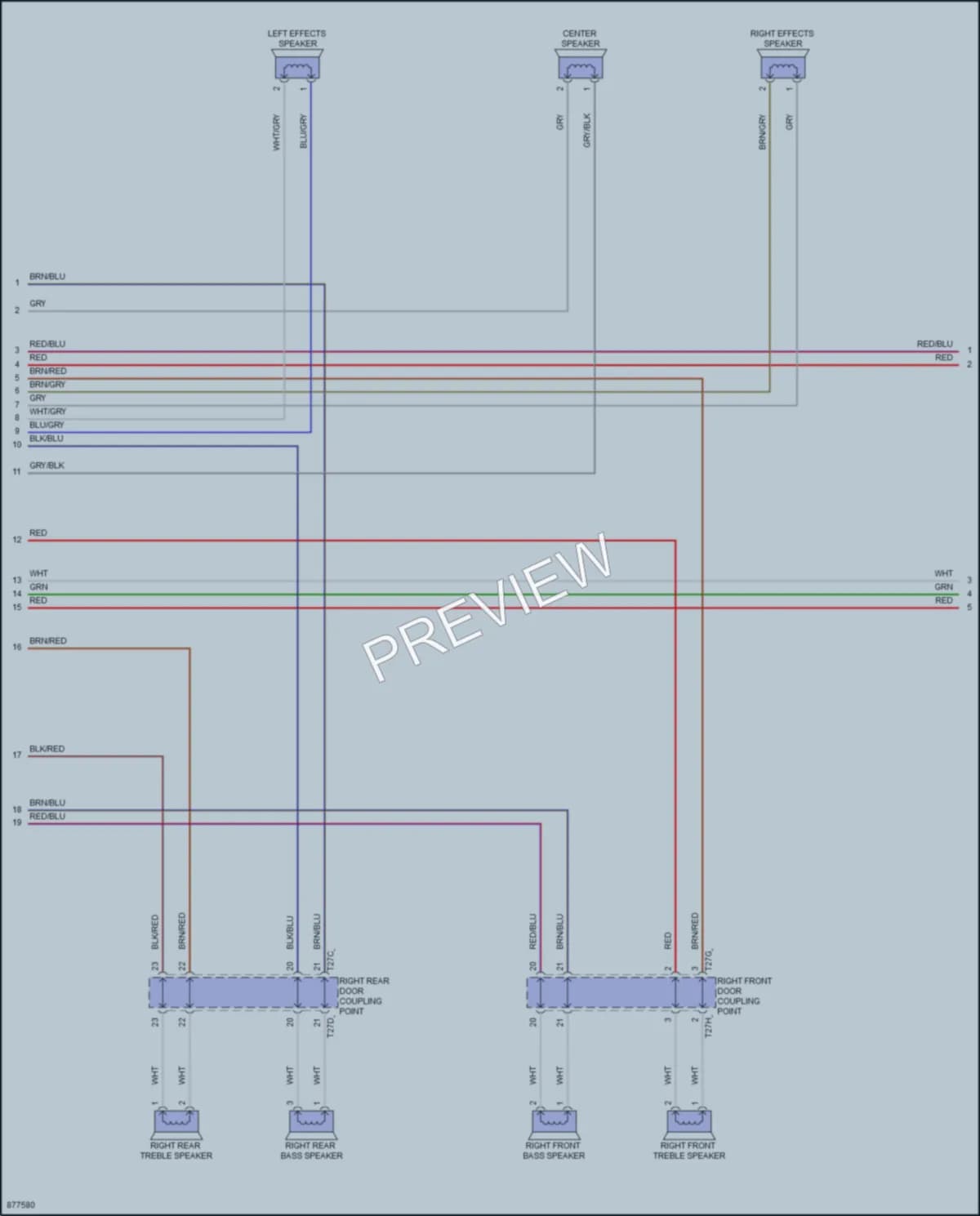 2024 Volkswagen Atlas Radio wiring diagram preview