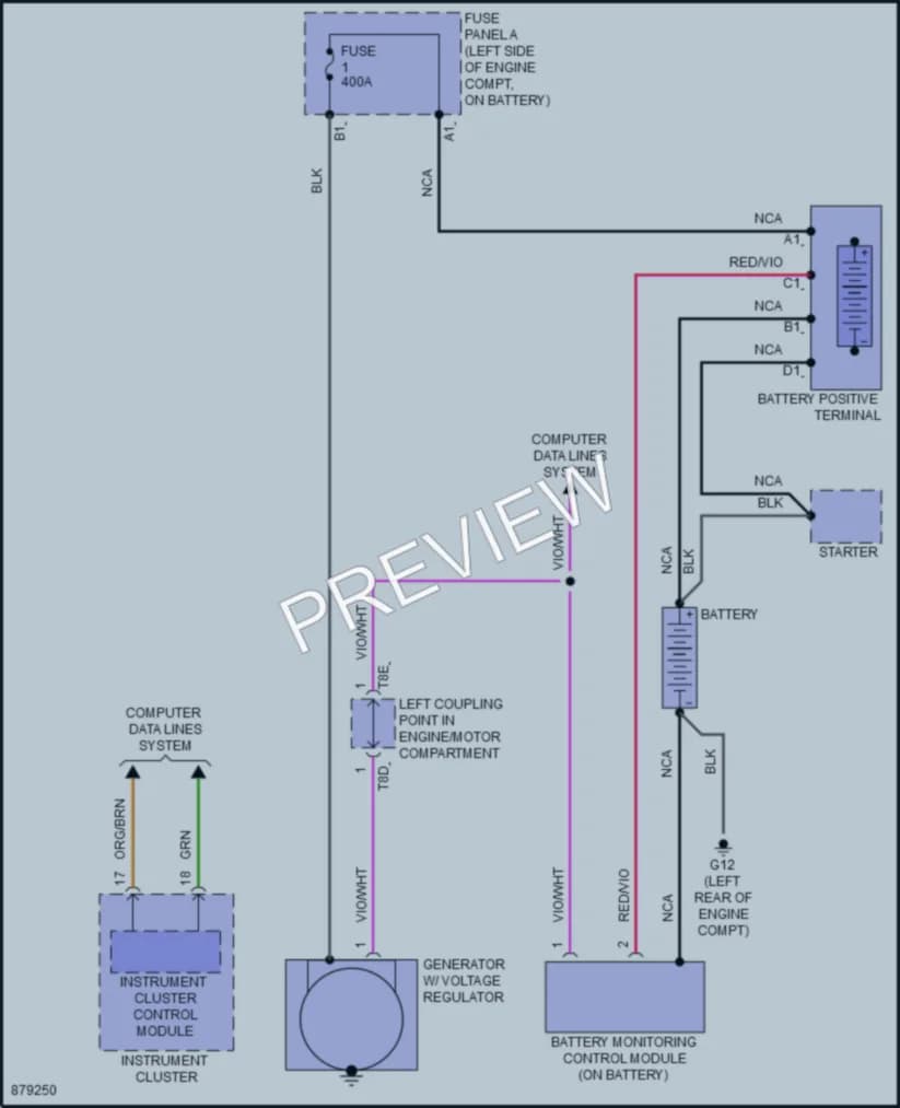2024 Volkswagen Atlas Starting Charging wiring diagram preview