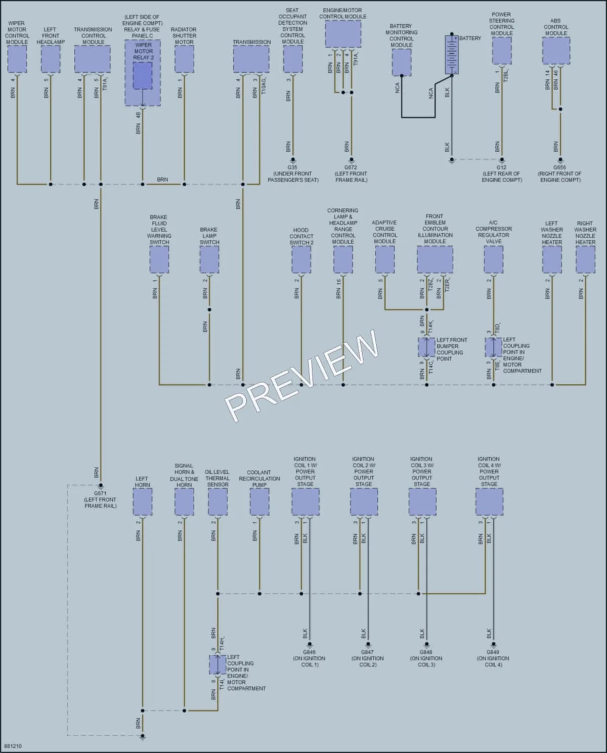 2024 Volkswagen AtlasCrossSport Ground Distribution wiring diagram preview