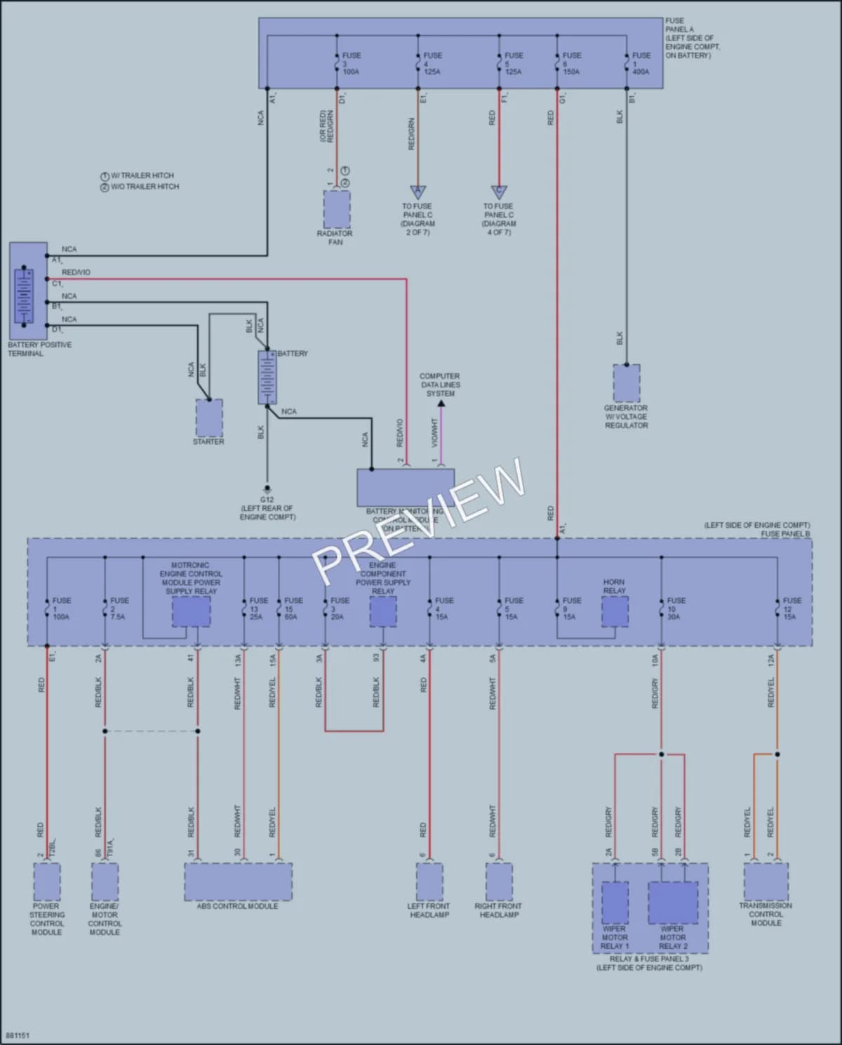2024 Volkswagen AtlasCrossSport Power Distribution wiring diagram preview