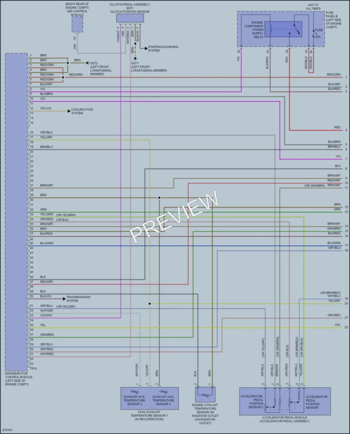 2024 Volkswagen GolfGTI Engine Performance wiring diagram preview