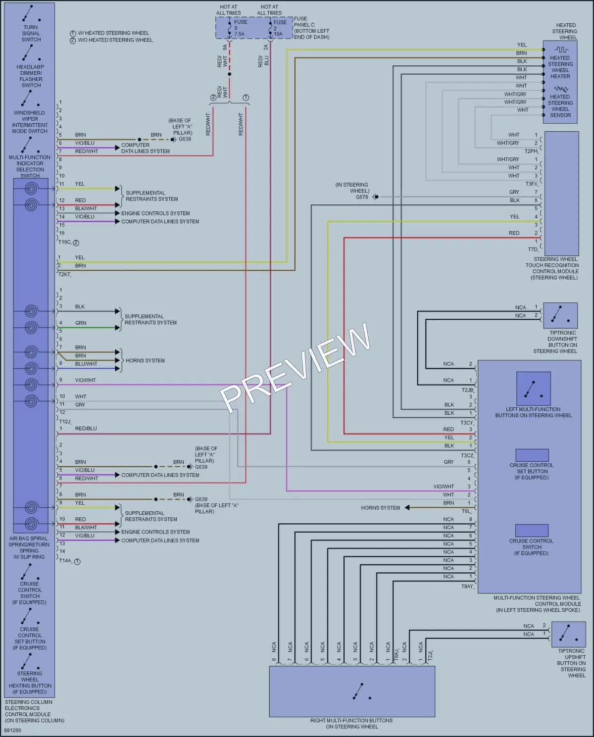 2024 Volkswagen Jetta Body Control Modules wiring diagram preview