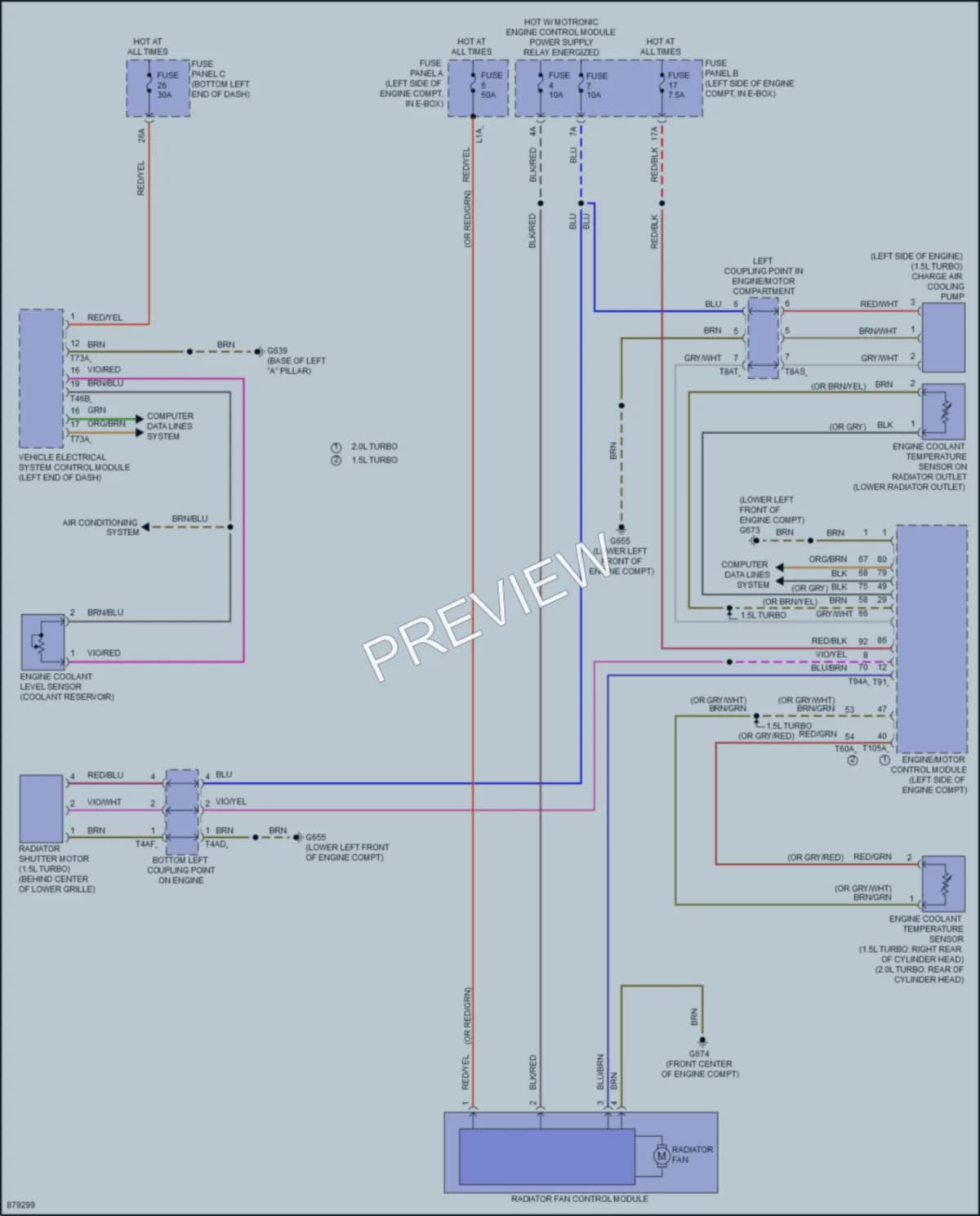 2024 Volkswagen JettaGLI Cooling Fan wiring diagram preview