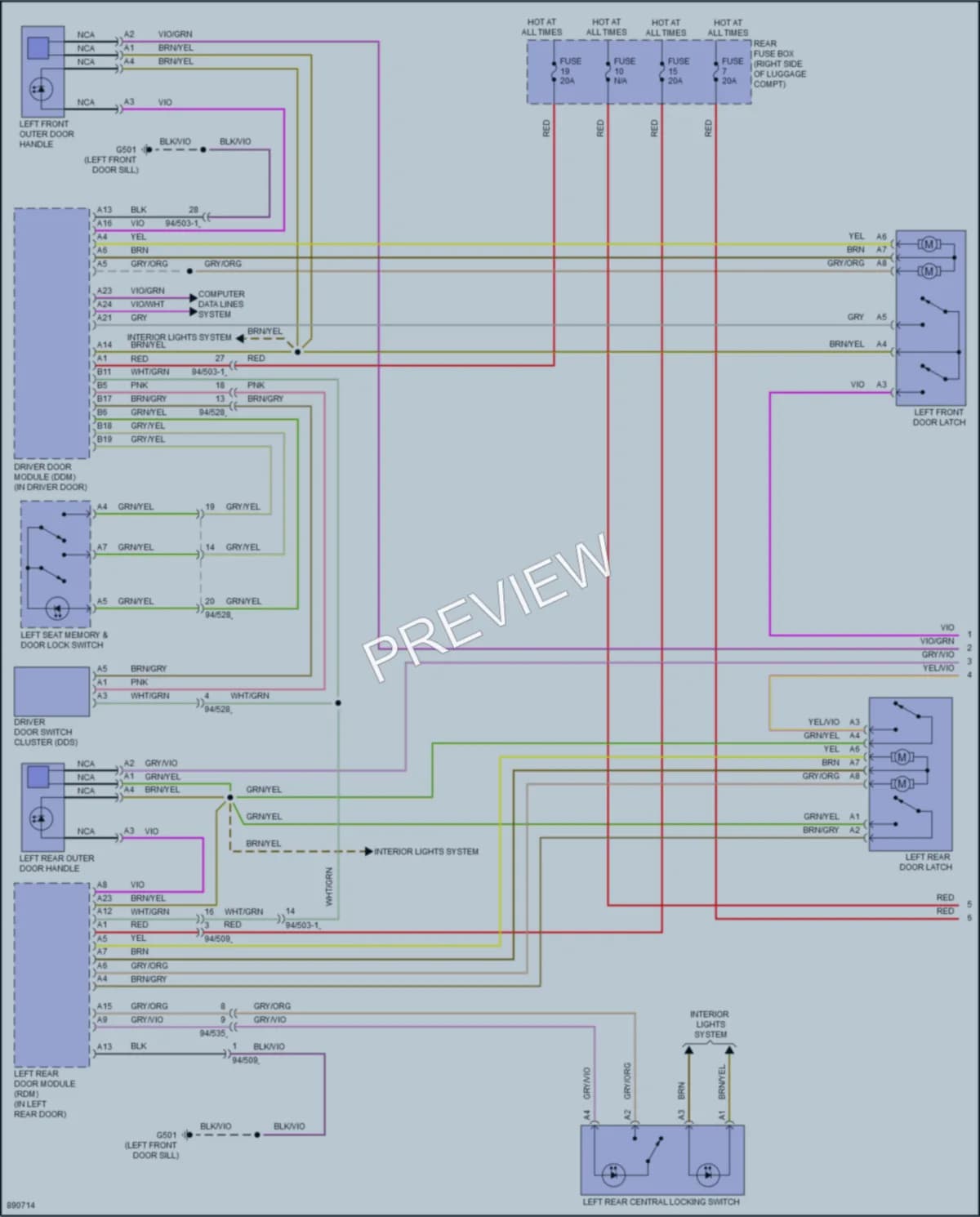 2024 Volvo XC60PlugIn Anti Theft wiring diagram preview