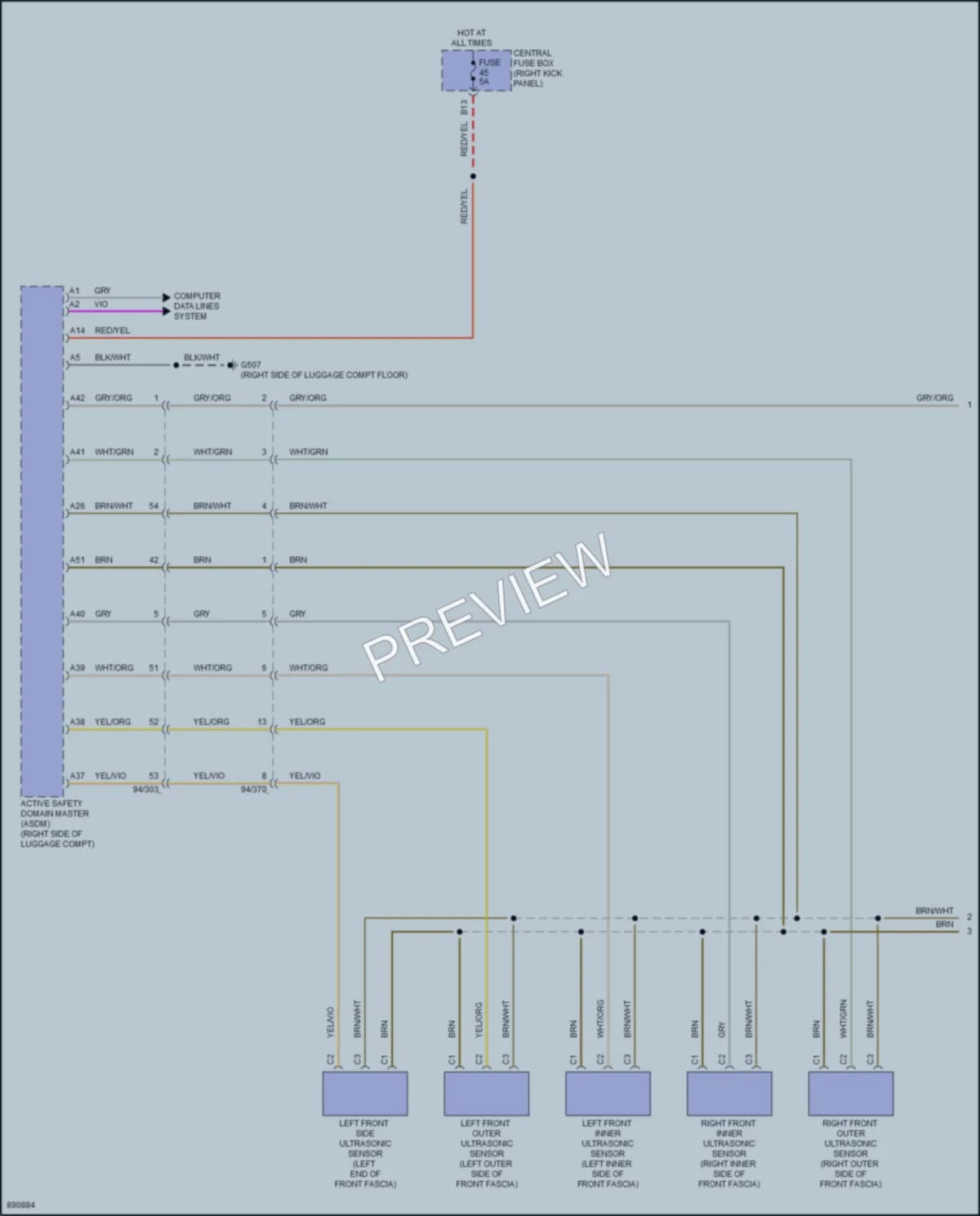 2024 Volvo XC90PlugIn Navigation wiring diagram preview