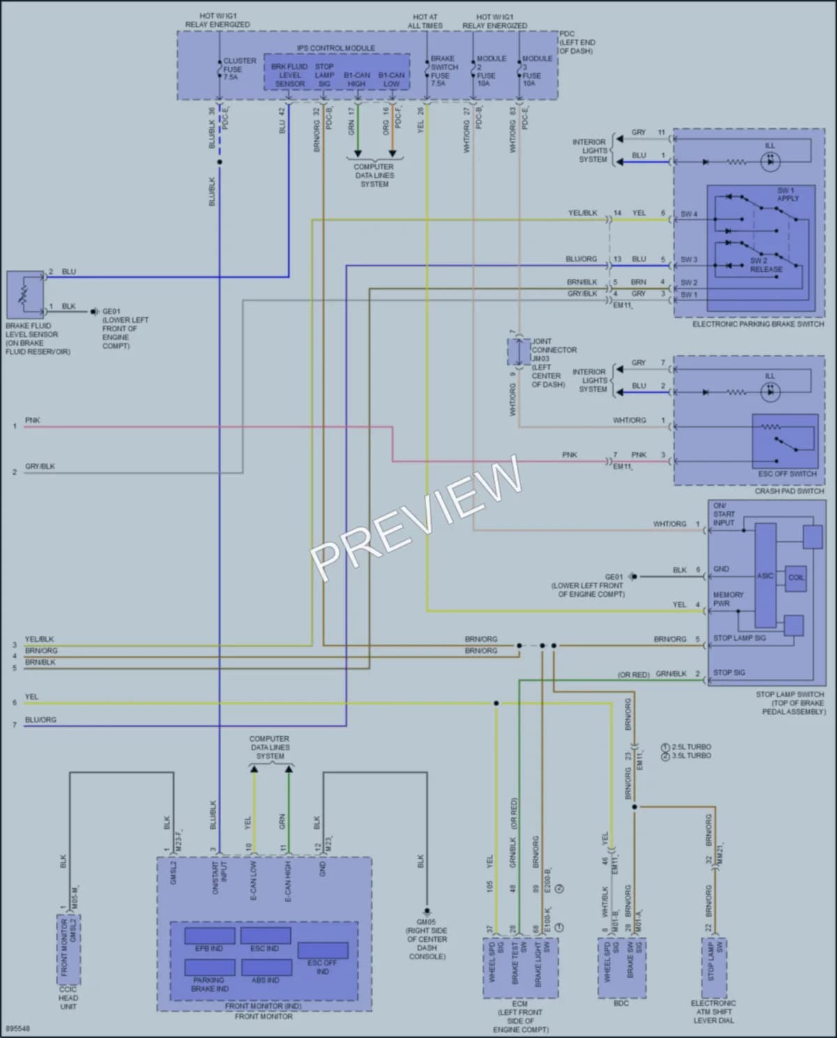 2025 Genesis G80 Anti Lock Brakes Wiring Diagrams protected preview