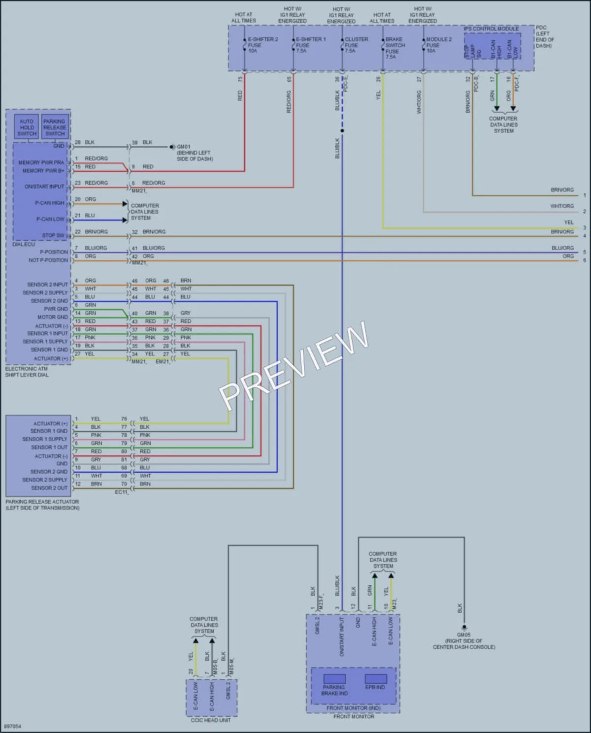 2025 Genesis G80 Shift Interlock Wiring Diagrams protected preview