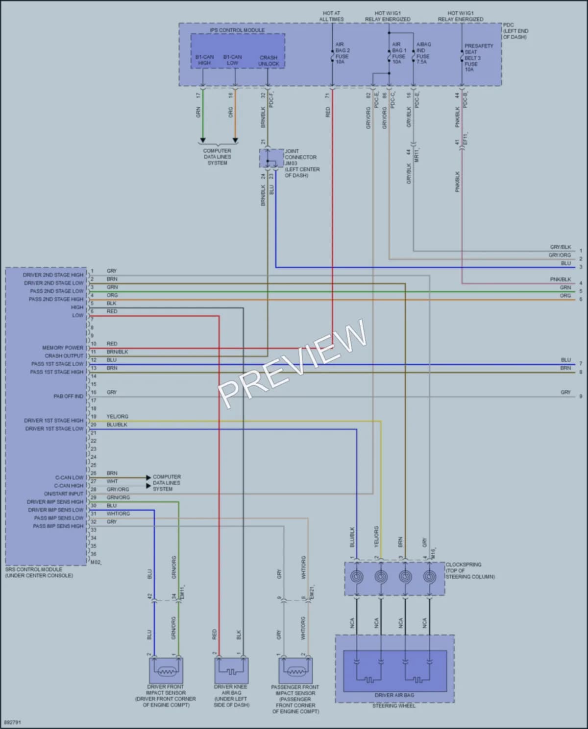 2025 Genesis G80 Supplemental Restraints Wiring Diagrams protected preview