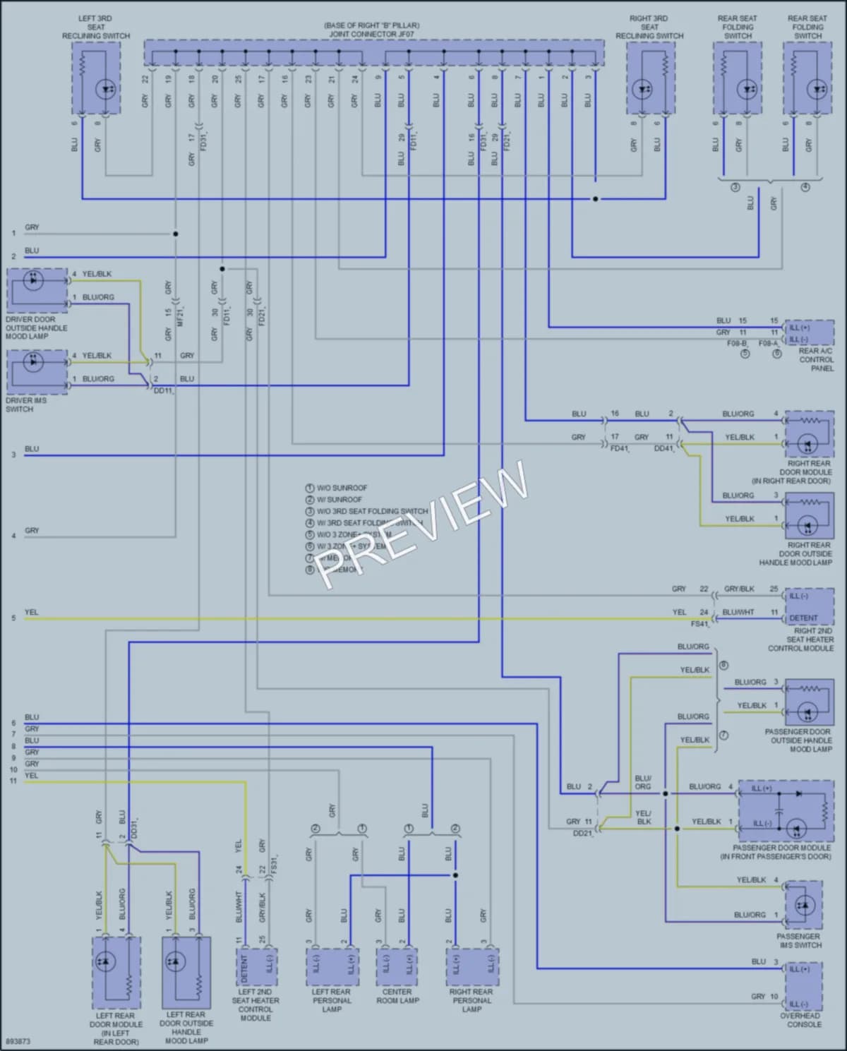 2025 Genesis GV80 Interior Lights Wiring Diagrams protected preview