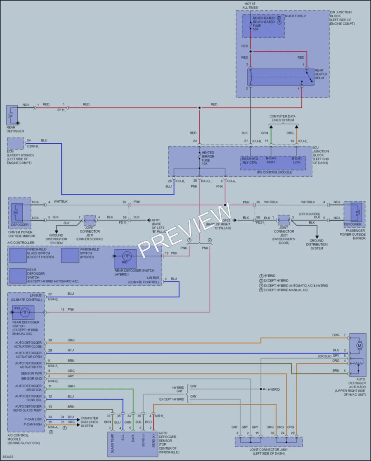 2025 Hyundai Elantra Defoggers Wiring Diagrams protected preview