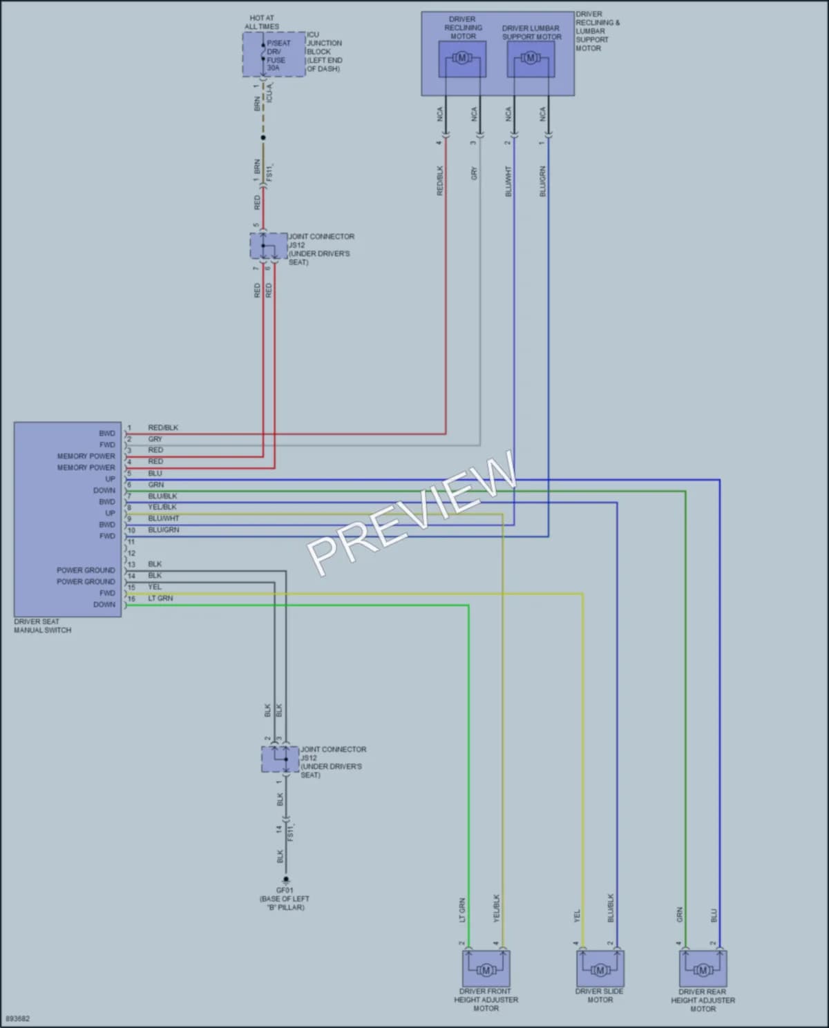 2025 Hyundai Elantra Power Seats Wiring Diagrams protected preview