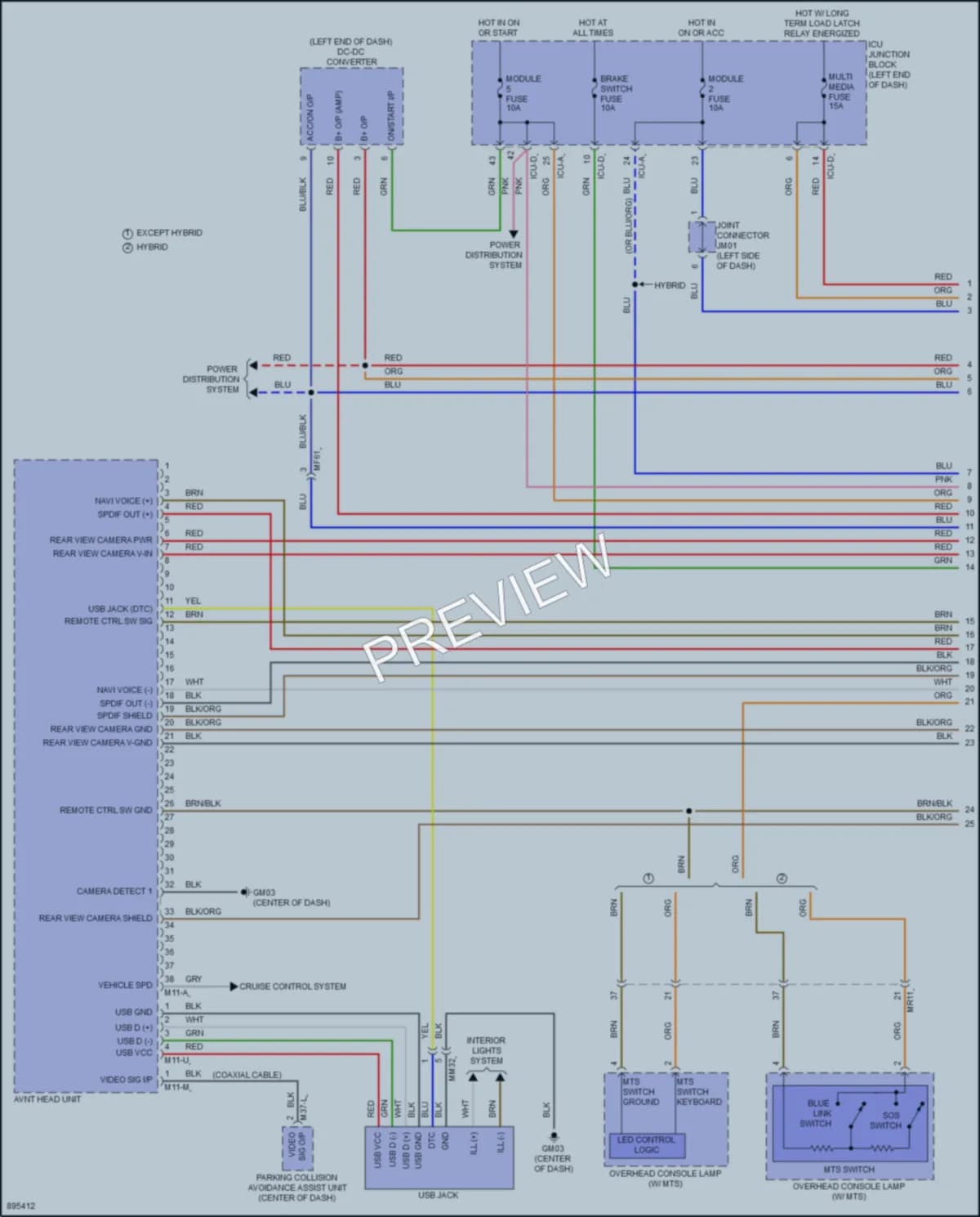 2025 Hyundai Elantra Radio Wiring Diagrams protected preview