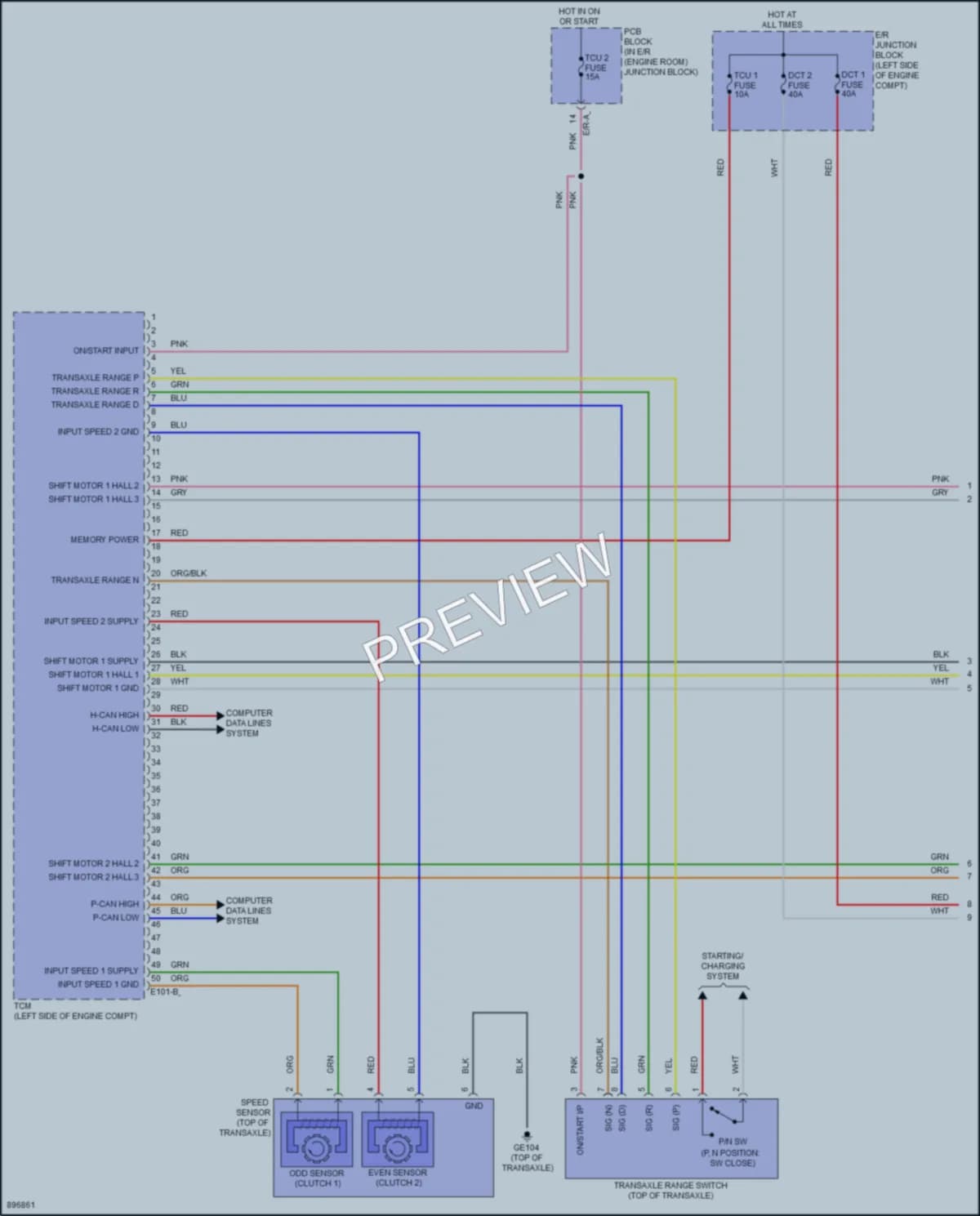 2025 Hyundai Elantra Transmission Wiring Diagrams protected preview