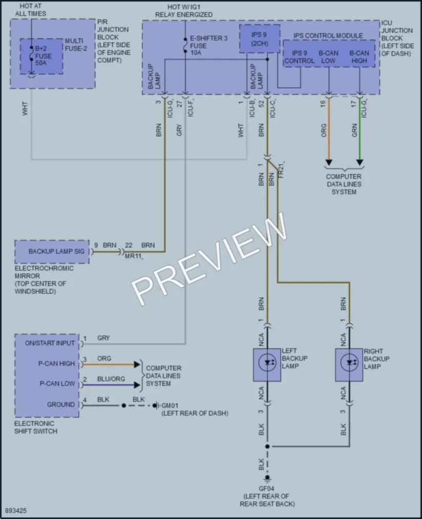 2025 Hyundai Ioniq6 Exterior Lights Wiring Diagrams protected preview