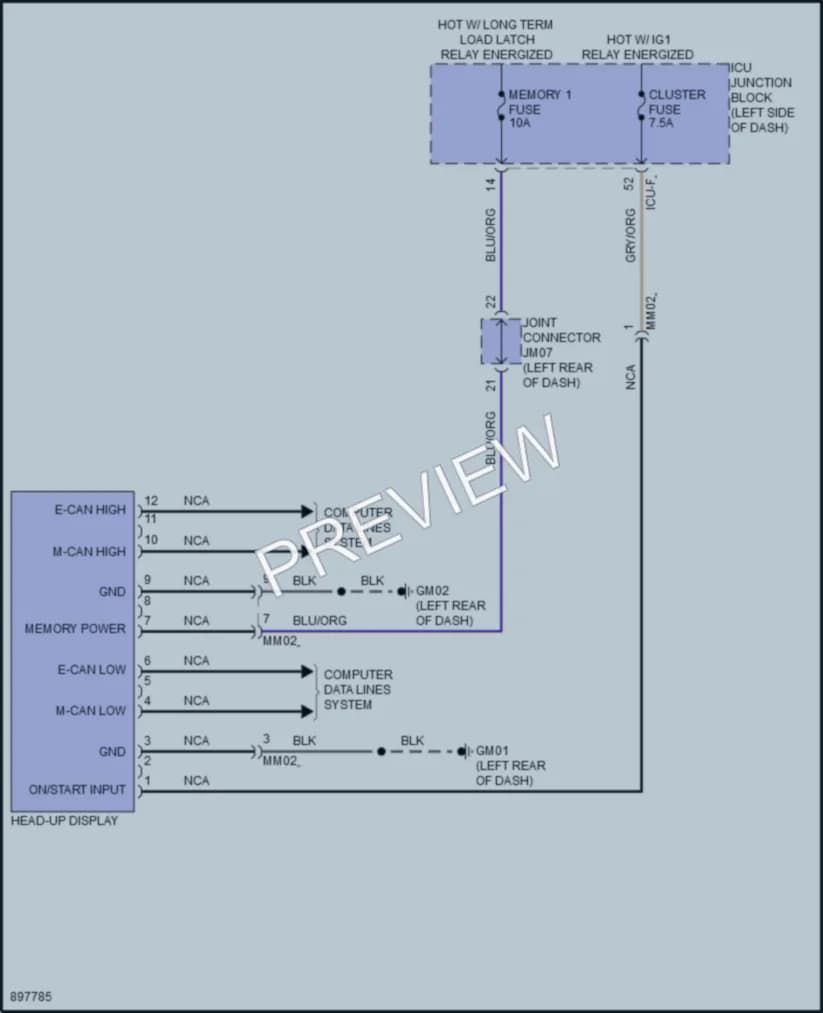 2025 Hyundai Ioniq6 Instrument Cluster Wiring Diagrams protected preview
