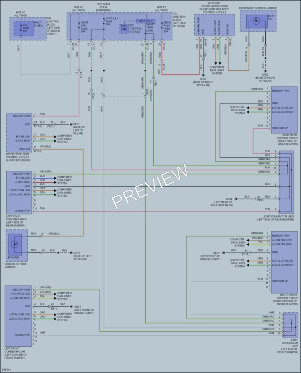 2025 Hyundai Ioniq6 Navigation Wiring Diagrams protected preview