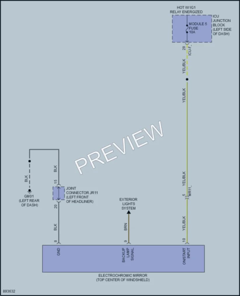 2025 Hyundai Ioniq6 Power Mirrors Wiring Diagrams protected preview