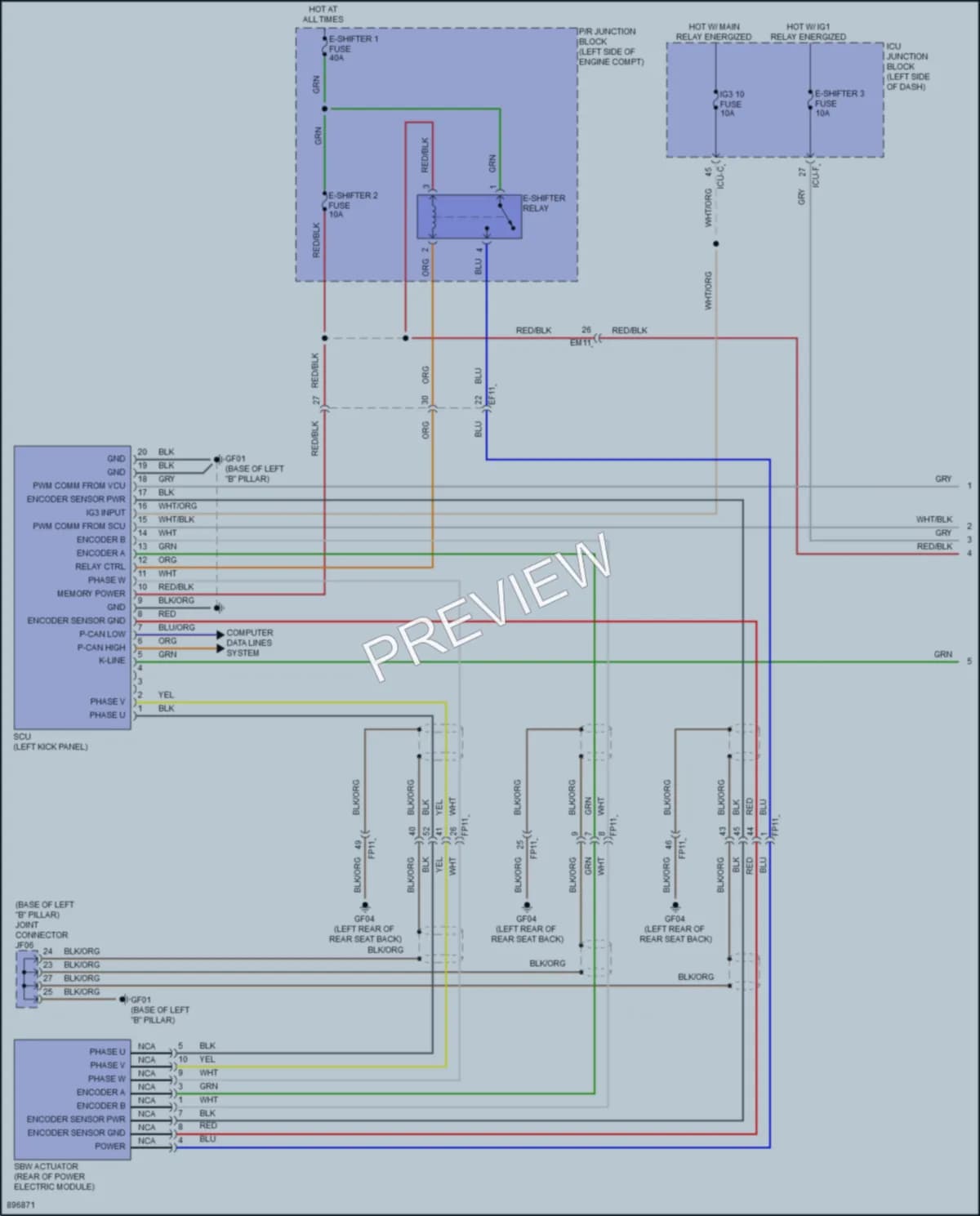 2025 Hyundai Ioniq6 Transmission Wiring Diagrams protected preview