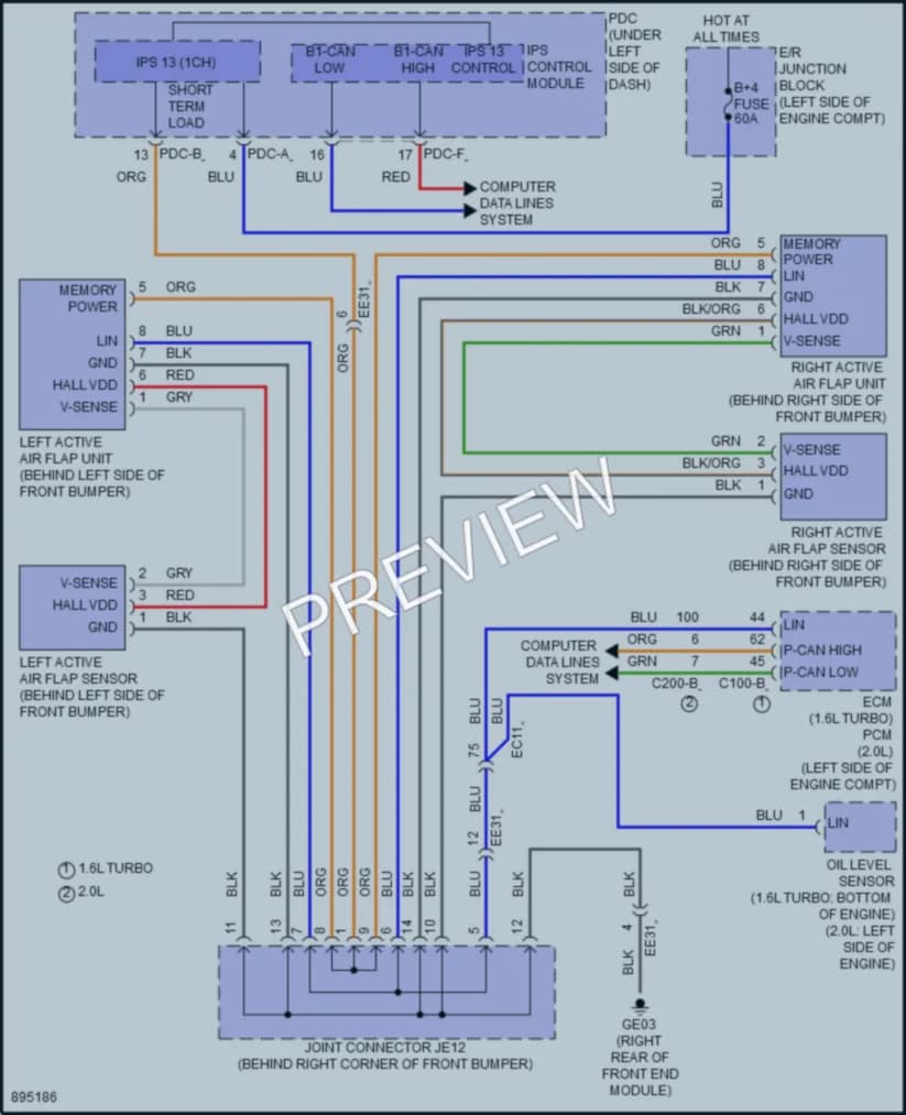 2025 Hyundai Kona Active Bodyworks wiring diagram preview