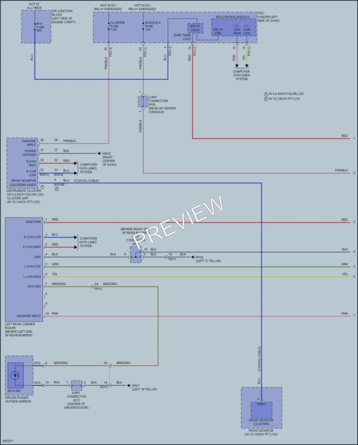2025 Hyundai Kona Navigation Wiring Diagrams protected preview